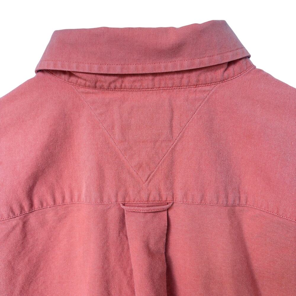 Vintage Tommy Hilfiger Button Down Shirt 100% Heavy Cotton Size 15.5 | 32-33 | M - Picture 5 of 8